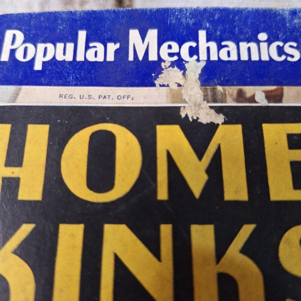 Vintage 1942 Popular Mechanics Home Kinks DIY Handyman Guide Magazine Booklet